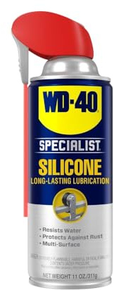 WD-40 Specialist Silicone Lubricant with SMART STRAW SPRAYS 2 WAYS, 11 OZ