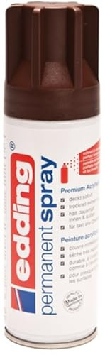 Edding Acryl-Farblack Permanentspray schokoladenbraun seidenmatt RAL8017