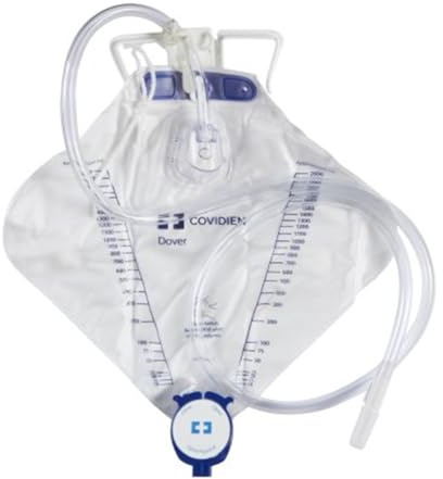 Curity Dover Anti-Reflux Drainage Bag 2,000 mL [Qty 1 (Single)]