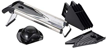 Bergner Cortador Vegetales, Acero Inoxidable, Negro, 12x15x43.5 cm