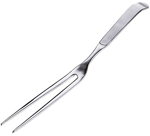 Tranchiergabel, Serie BUFFET ONE, aus Edelstahl 18/10, Stiel angewinkelt, hochwertig verarbeitet/Länge gesamt: 28,5 cm | ERK