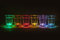 PRECORN 12x Copitas LED Iluminados 6 cl Copitas LED intermitentes para bodas, fiestas, juegos
