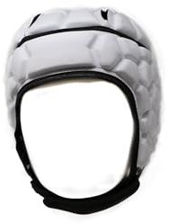 Heat PRO Rugby Helm, Spielhelm Profi, Farbe weiß (L)