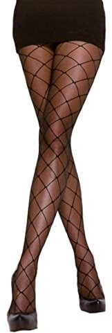 Damenstrumpfhose Hera, 20 Denier, gemustert, sinnlich und elegant Gr. XX-Large, schwarz