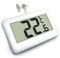 Digital-Tiefkühltruhe-Thermometer Drahtloser Kühlraum-Thermometer und Innentemperatur-Monitor (große LED-Anzeige, Weiß) DREI Platzierungs-Modi (hängend, stehend und magnetischer Stock)