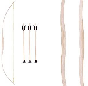 Madera interino 73706-90 - Arma - Bow 90 cm con 3 flechas, ventosa