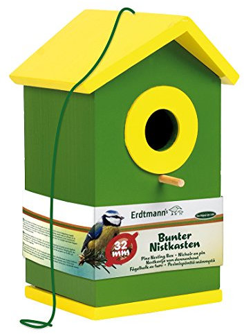 Erdtmanns 520190 Bunter Nistkasten, grün