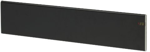 Adax Neo NL - Radiateur Electrique 600W | Chauffage Electrique | Faible Consommation d'Energie | Chauffage d'appoint | Convecteur Electrique Mural avec Thermostat | Hauteur 200mm | KDT Noir