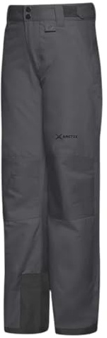 Arctix Kids Snow Pants with Reinforced Knees and Seat, Charcoal, Small, 1150