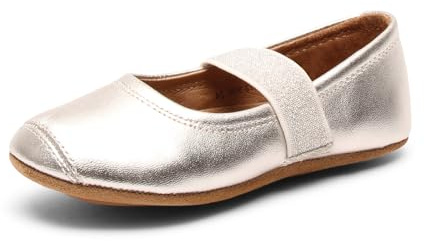 Bisgaard Mädchen Ballet Geschlossene Ballerinas, Silber, 35 EU