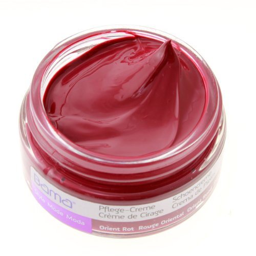Bama Pflege-Creme Schuhcreme für Glattleder in vielen Farben (Orientrot)