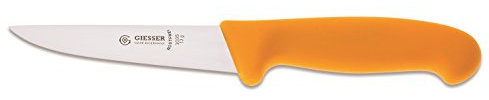 Giesser Messer Stechmesser gelb 13 cm Klingenlänge - Profimesser