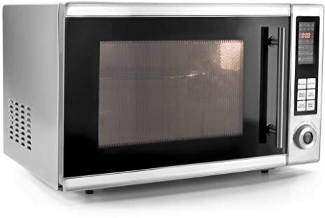 Lacor 69330 Mikrovågsugn med vridbar och grill, 30 liter, silver