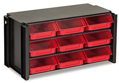 Tayg - Estante con clasificador apilable 9 cajones Plástico