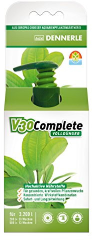 Dennerle V30 Complete, Volldünger für Aquarienpflanzen 4458 - Wasserpflanzen Dünger für Süßwasser Aquarien, 100 ml