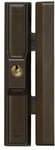 ABUS Dachfenster-Zusatzsicherung DF88 - Dachfenstersicherung speziell für Dachenflächenfenster, verschiedenschließend - ABUS-Sicherheitslevel 8 - 11900 - Braun
