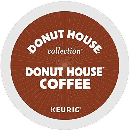 Donut House Coffee, K-Cup Portion Pack for Keurig K-Cup Brewers, Light Roast 12-Count (Pack of 3)