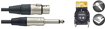 Stagg 25019301 Mikrofonkabel 3 m Schwarz