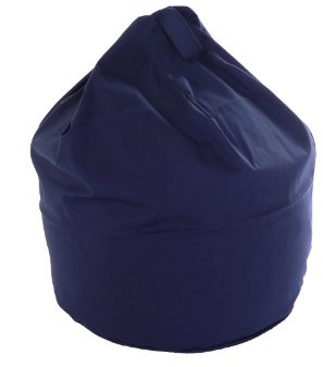 Children Size Cotton Bean Bag With Beans In Navy Blue