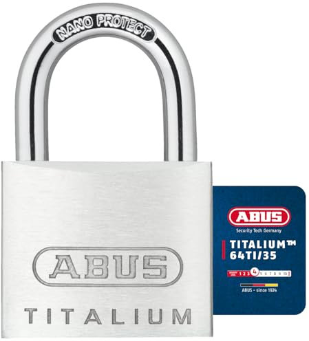 Abus 64TI/35 KA6355 - Candado Titalium de 35mm llaves iguales