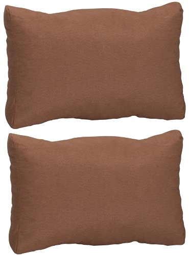 Beo Palettenkissen Set - 2 Rückenkissen 60x40 wasserabweisend | Made in EU Palettenkissen Outdoor UV-beständig Sand | Rückenlehne Kissen für Europalette| Polster Outdoor für Palettenmöbel