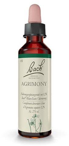 Original Bachblüten Tropfen Nr. 1 Agrimony: Zeige deine Gefühle mit der Bach-Blüte Odermennig, 20ml