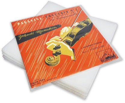 CUIDATUMUSICA 50 Fundas Exteriores Discos 10 Pulgadas y Gramófono/Ref.2309 - Marca Cuida Tu Musica -
