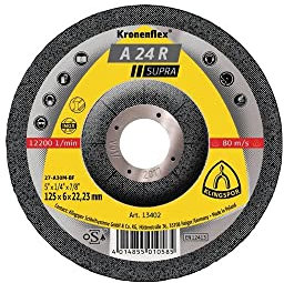 Kronenflex 13401 A 24 R Supra Disque à ébarber, 115 x 6 mm, Gris