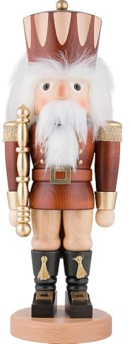Christian Ulbricht Nussknacker Nussknacker König Natur - 42,5 cm - Original Erzgebirge