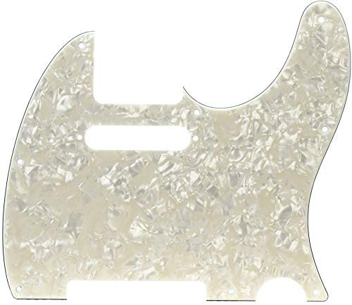 Fender 099-2174-000 4-Ply Aged White Pearl 8-Hole Mount Telecaster Pickguard