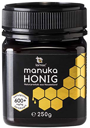 Larnac Manuka Honig 600+ MGO aus Neuseeland, 250g, zertifizierter Methylglyoxalgehalt