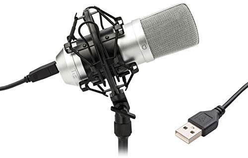 Tie Studio 19–90012 (1) USB Microphone large membrane Argent