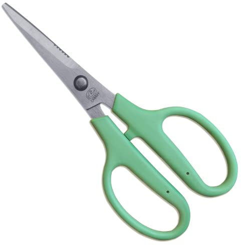 CANARY Comfortable Soft Grip Craft Scissors with Serrated Blade