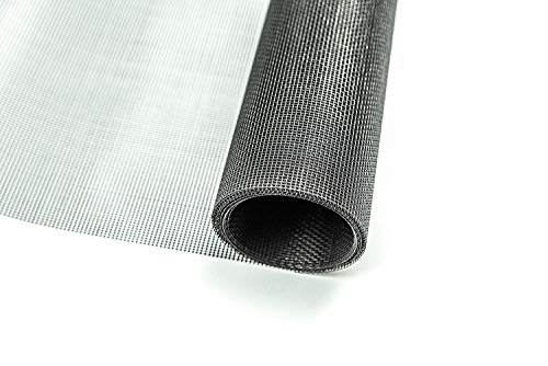 Fliegengitter Gewebe Insektenschutzgewebe für Fenster und Türen Rollenware 0,80 x 10,0 Meter schwarz Grundpreis/m² 3,39 Euro