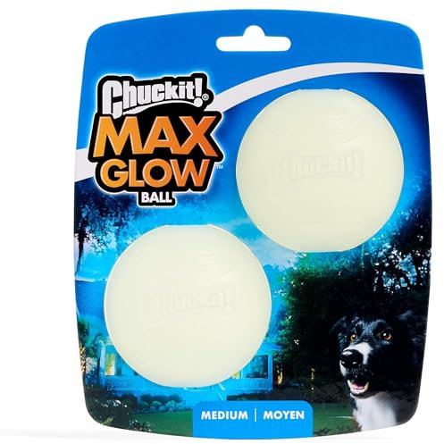 Chuckit! CH33067 Max Glow Medium 2-er Pack