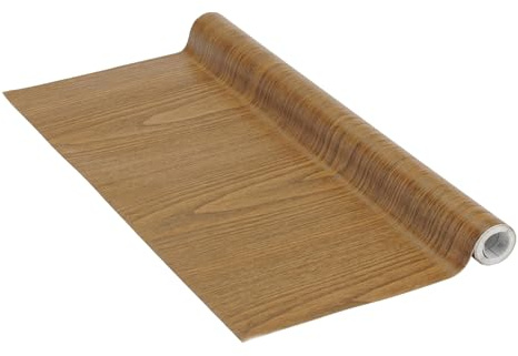 Venilia Klebefolie Perfect Fix Eiche körnig, Holzfolie, Dekofolie, Möbelfolie, Tapeten, selbstklebende Folie, keine Luftblasen, Natur-Holzoptik, 67,5cm x 2m, Stärke: 0,15 mm, 53347