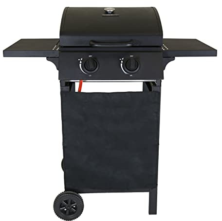 Charles Bentley 2 Burner Gas BBQ Grill Steel 7.2kW, 2 Burner / 101x96.5cm