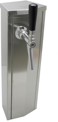 ich-zapfe.de Colonne Biere/Distributeur en Acier Inoxydable, 1 Ligne