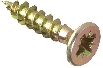 Bargainscrews - Confezione da 200 viti multiuso, ideali per essere impiegate su pannelli truciolari, MDF, PVC e legno 4.5 x 25mm