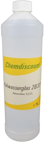 Chemdiscount 1Liter Kaliwasserglas 28/30° (ca. 1,25 kg)