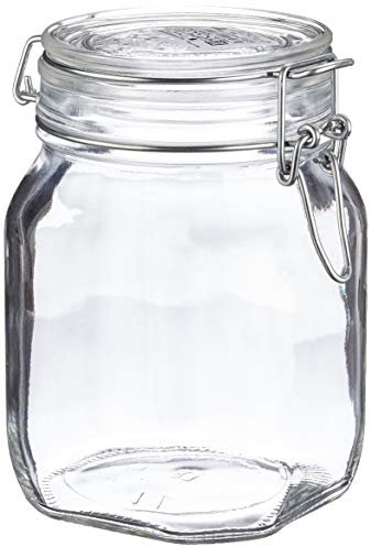 Bormioli Fido Vasetti in Vetro, 1.0 Liter, 1000 unità