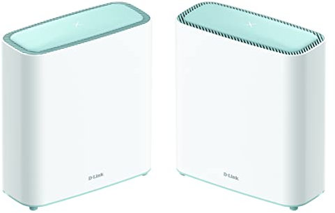 D-Link M32-2 Sistema Mesh EAGLE PRO AI AX3200 (2 dispositivi) con ottimizzatore Wi-Fi e del traffico con AI, AI Parental control AI, porte Gigabit, MU-MIMO, 1024 QAM, OFDMA, WPA3.
