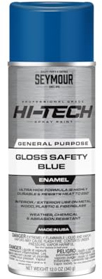 Seymour 16-129 Hi-Tech Enamels Spray Paint, Gloss Safety Blue