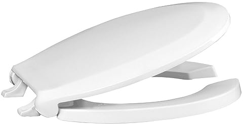 Centoco Round Toilet Seat, Heavy Duty Commercial, Open Front, White