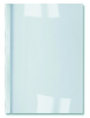 GBC IB451706 - Carpeta térmica IBILEATHER DIN A4 portada PVC 180 micras contraportada símil piel 300 grs 1,5 mm (caja 100) color blanco
