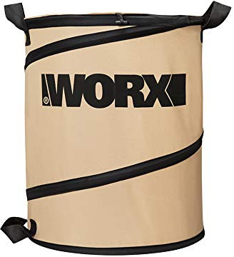 WORX WA0030 Landscaping 26-Gallon Collapsible Yard Waste Bag/Leaf Bin, Tan