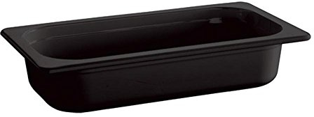 APS 84309 GN 1/3 Behälter ECO LINE, 32,5 x 17,6 cm, Tiefe 100 mm, 2,7 Liter, Melamin, schwarz