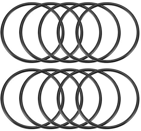 sourcing map Joint Torique 58mm OD 52mm ID 3mm Largeur Métrique Nitrile Caoutchouc Joint Étanchéité Paquet de 10