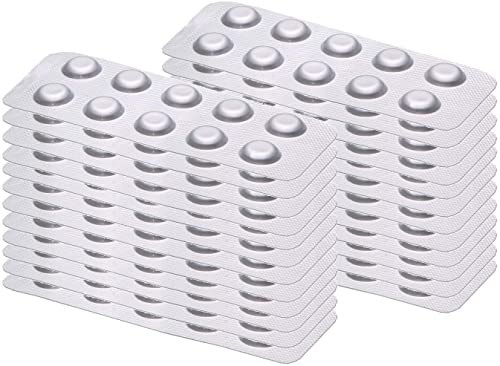 POWERHAUS24-120 Tabletten Chlor DPD 1 und pH Phenol Red (12 Streifen) Pflegefibel!