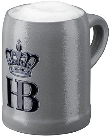 HB Hofbräuhaus München Bierkrug Hofbräuhaus München HB Krug Salzglasur 0,25 Liter King Werk KI 1000072